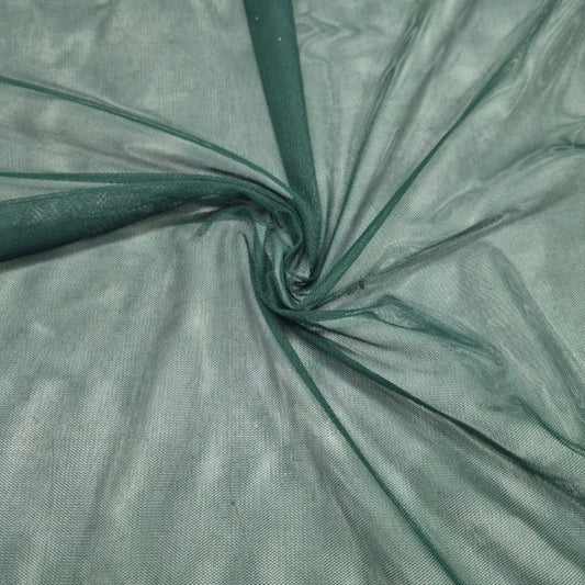 Soft Tulle- Bottle green