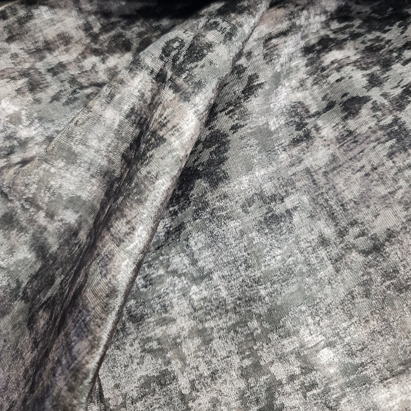 Velvet Upholstery- Pewter Crush