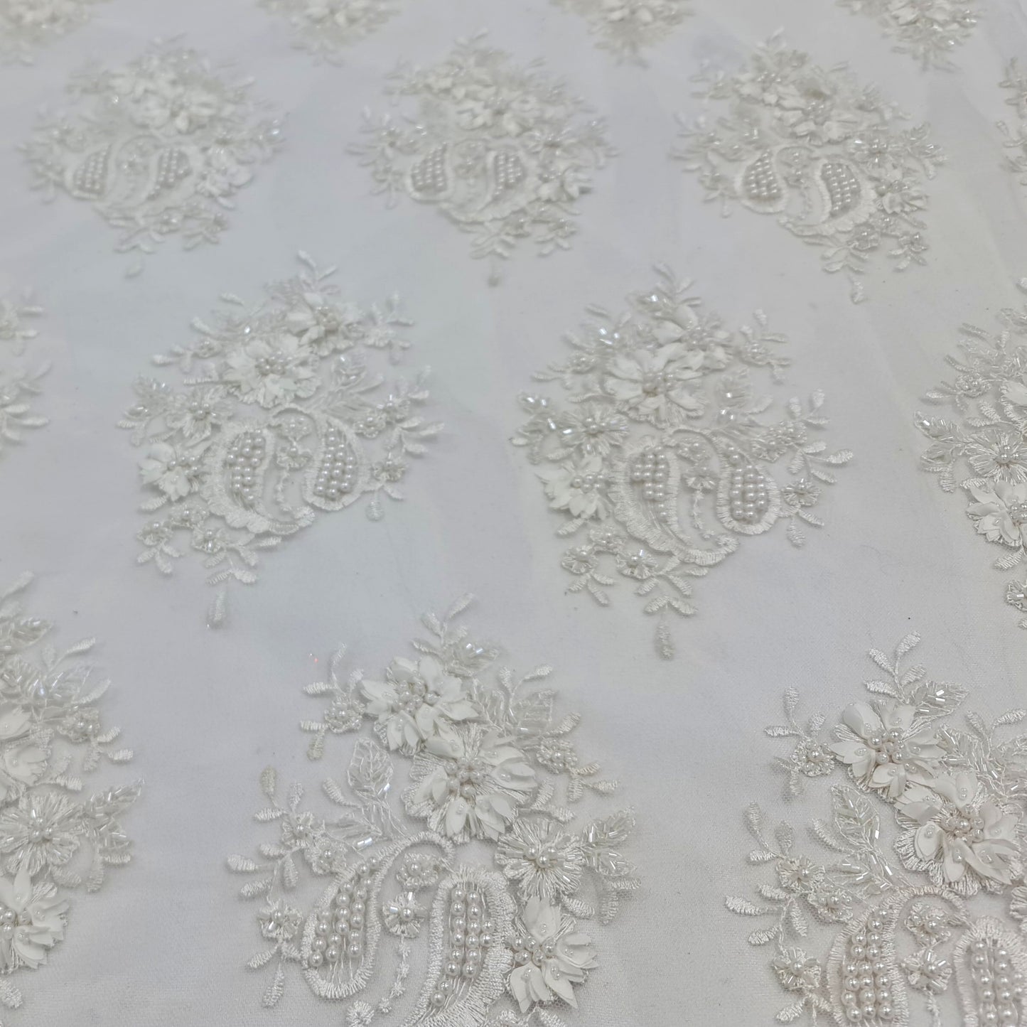 Cream Cut Out Bridal Lace