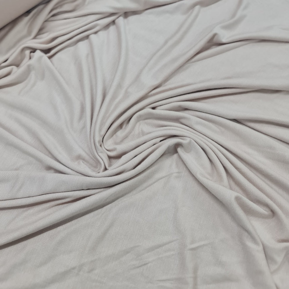 Plain T Shirting- Light Beige