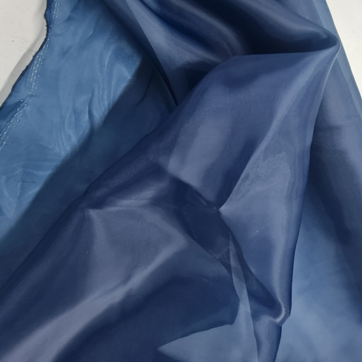 Satin Organdy- Navy