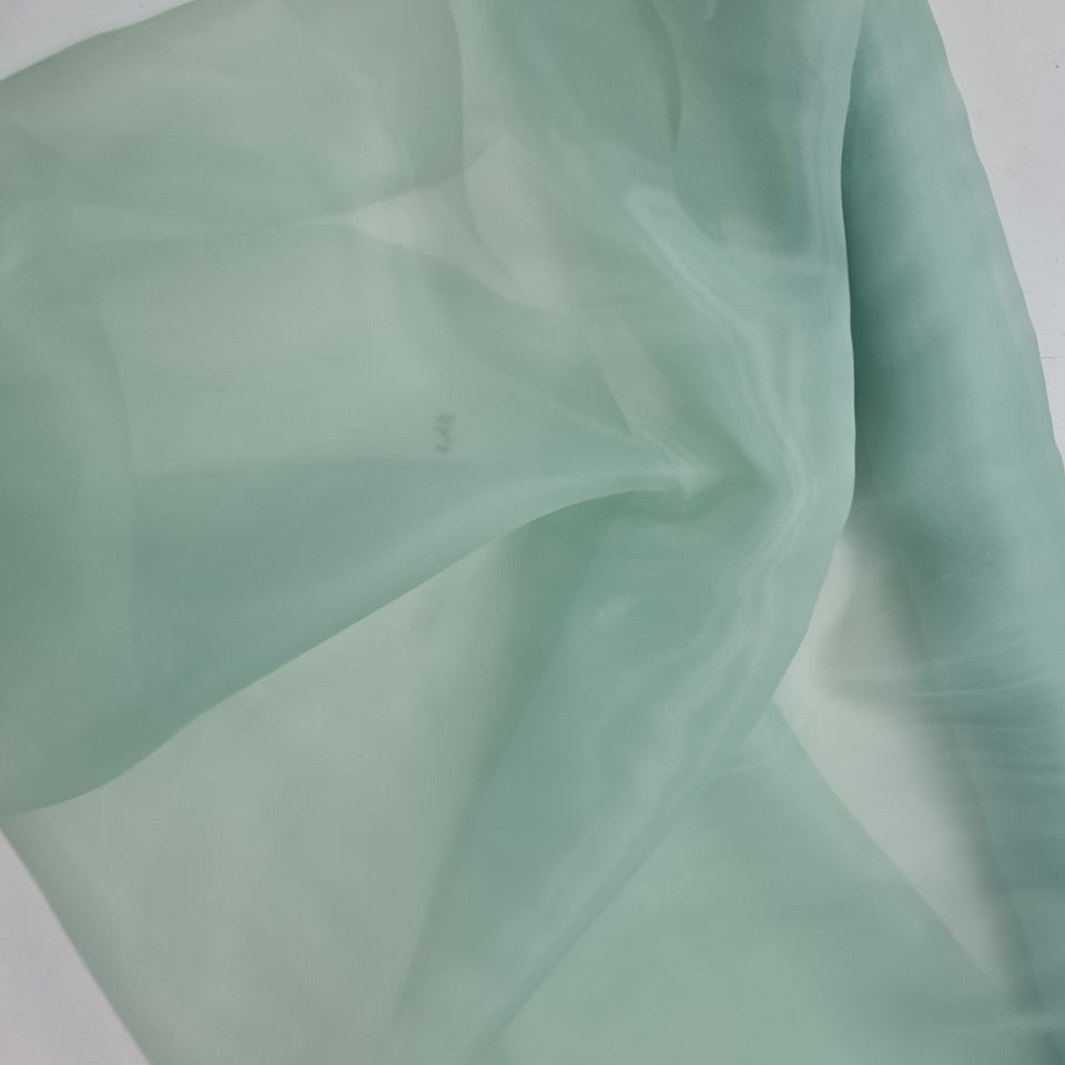 Satin Organdy- Sage