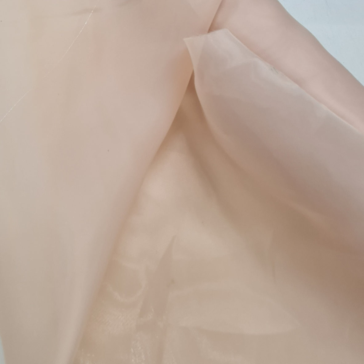 Satin Organdy- Nude