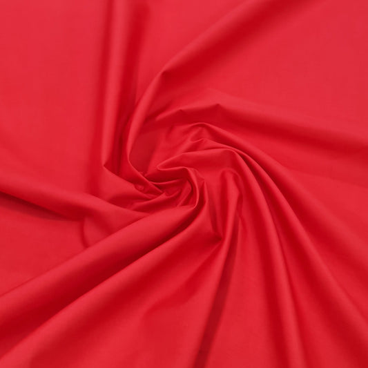 Poly Cotton- Red
