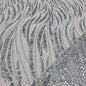 Sugar Metallic Tulle- Silver
