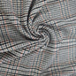 Winter Checked Fabric- Beige