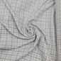 Checked Suiting White with Beige