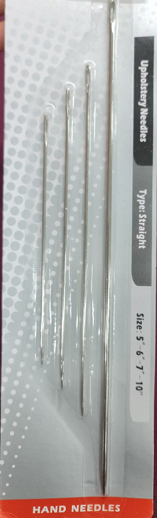 Upholstery Needles- Straight