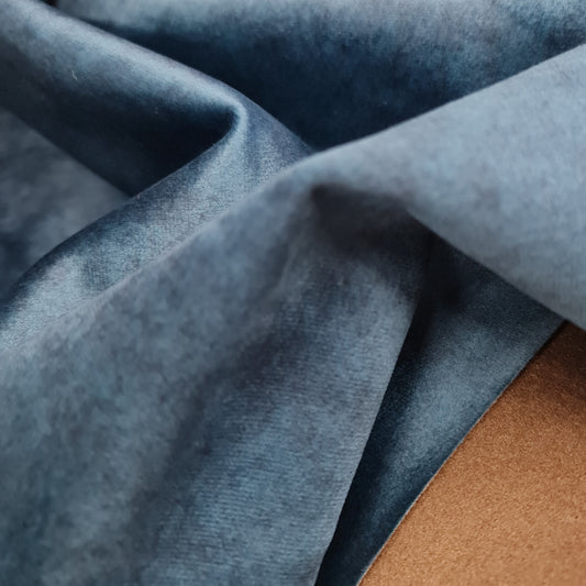 Velvet Upholstery- Blue