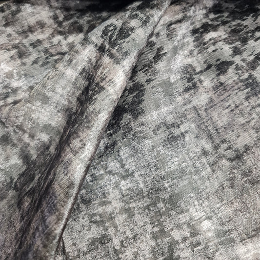 Velvet Upholstery- Pewter Crush