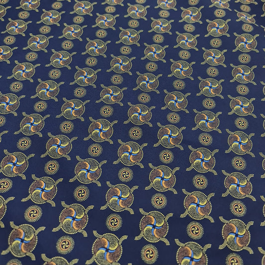 Shwe Shwe- Navy Gold Print