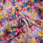 Viscose- Yellow Flower