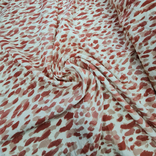 Viscose- Blush Splotch