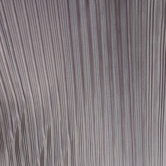 Pleated Plisse Satin- Nude