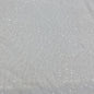 White Heavy Beaded Bridal Tulle Curve Design
