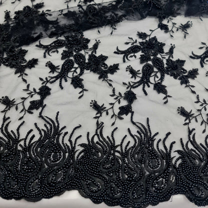 Black Cut Out Lace