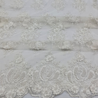 Cream Cut Out Bridal Lace