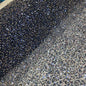 Black Heavy Beaded Bridal Tulle