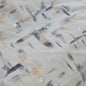 Curtaining- Cream Abstract Velvet
