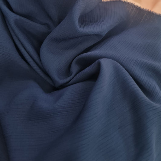 Zoom Abaya Fabric- Navy
