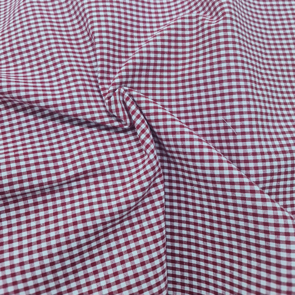 School Checks- Dark Maroon