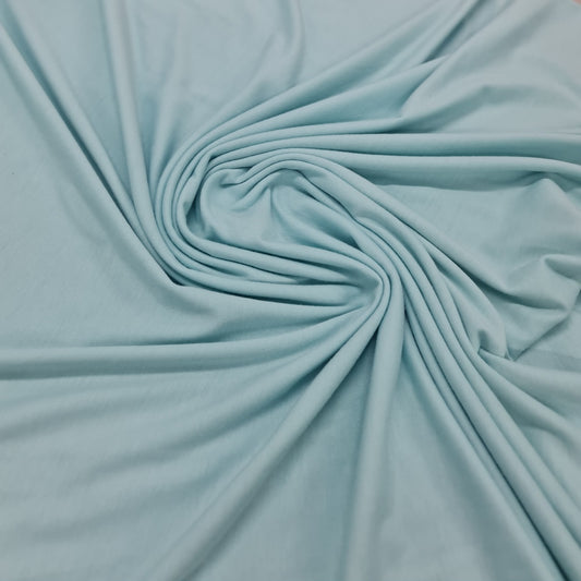 Plain T Shirting- Blue Ice