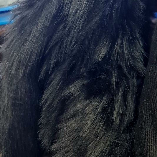 Long Hair Fur- Black