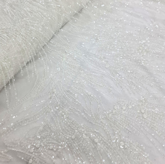 Heavy Sequins Bridal Fabric