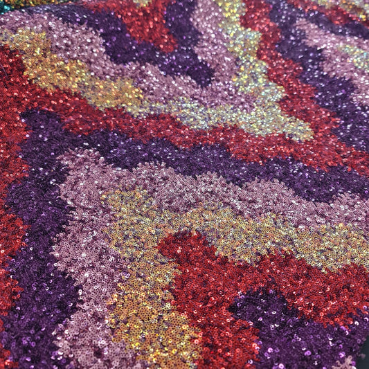 All over Sequins- Shades of Pink