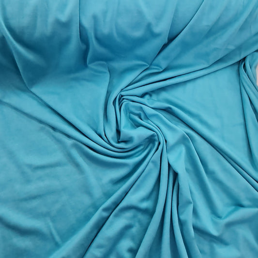 Plain T Shirting- Sky