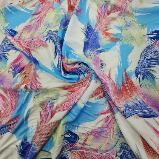 Viscose- Blue Feather