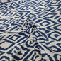 Viscose- Navy Abstract