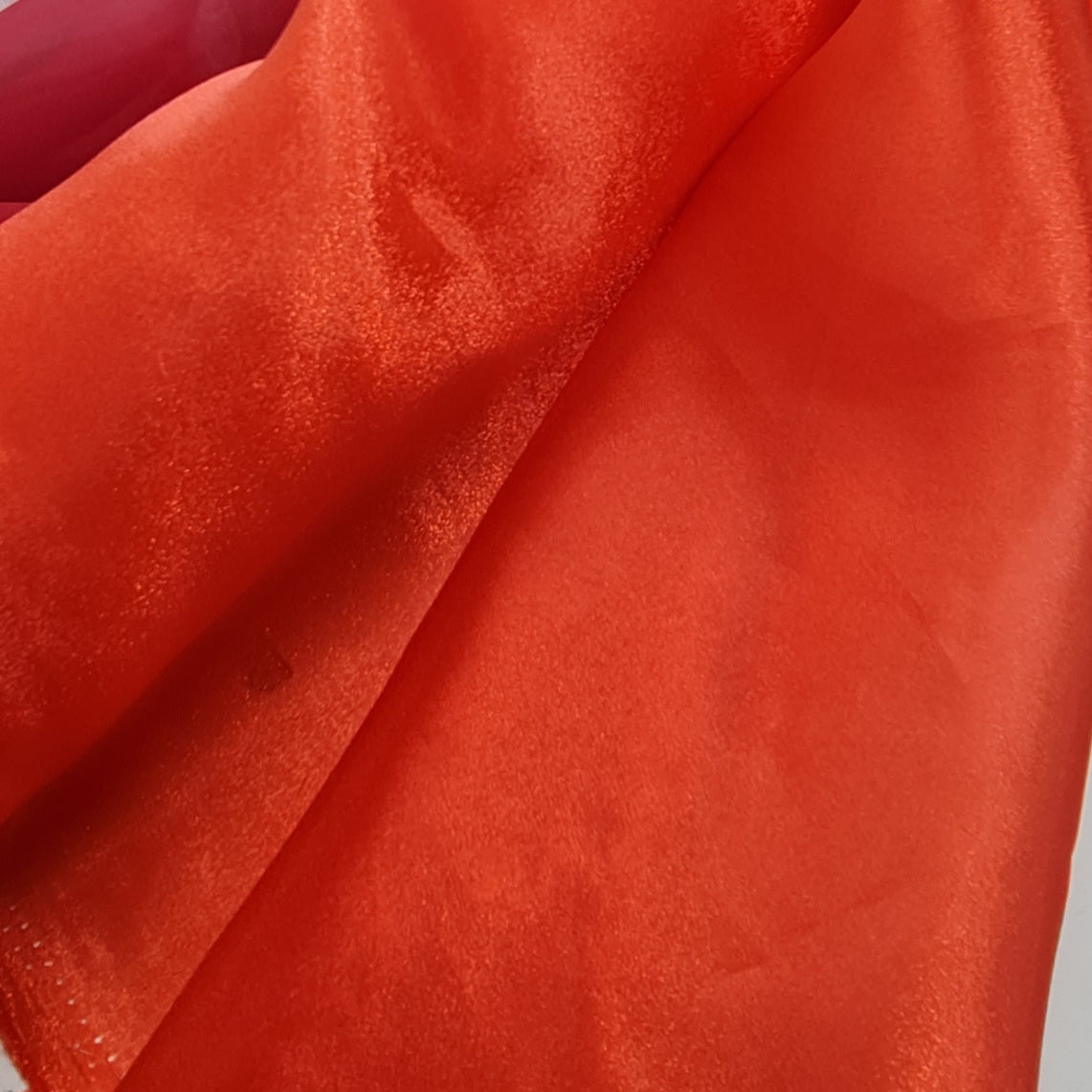 Satin Organdy- Burnt Orange