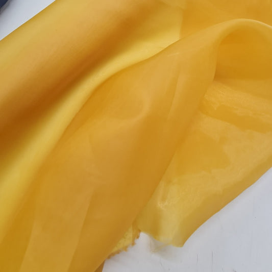 Satin Organdy- Mustard