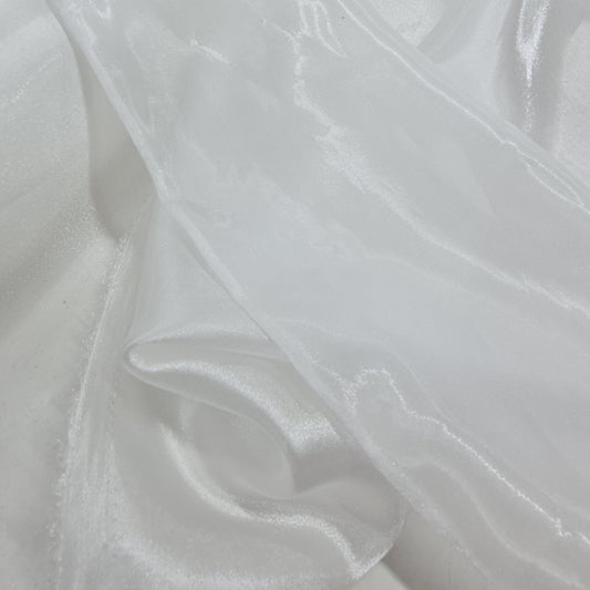 Satin Organdy- Luxury White