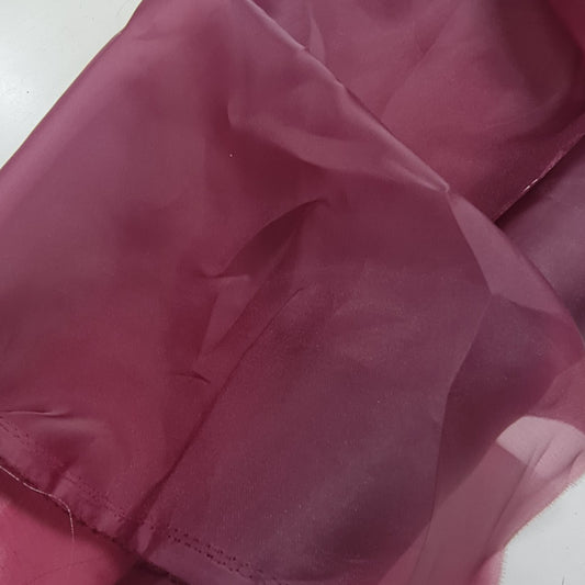 Satin Organdy- Maroon