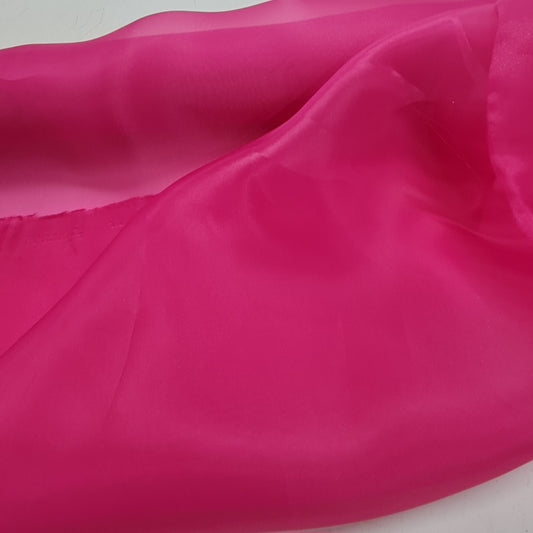Satin Organdy- Cerise