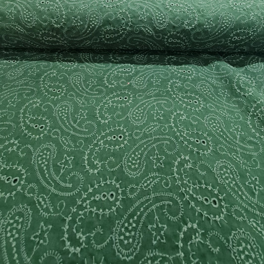 Anglaise- Green Paisley